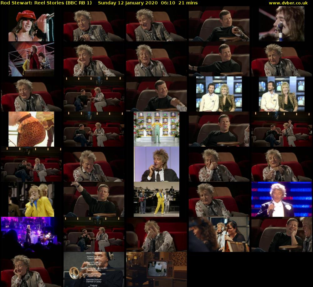 Rod Stewart: Reel Stories (BBC RB 1) Sunday 12 January 2020 06:10 - 06:31