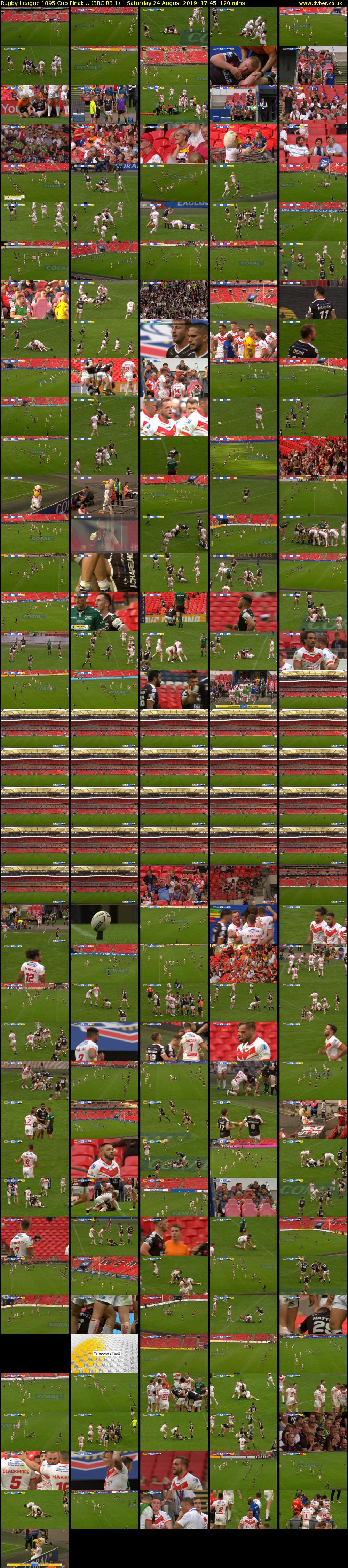 Rugby League 1895 Cup Final:... (BBC RB 1) Saturday 24 August 2019 17:45 - 19:45