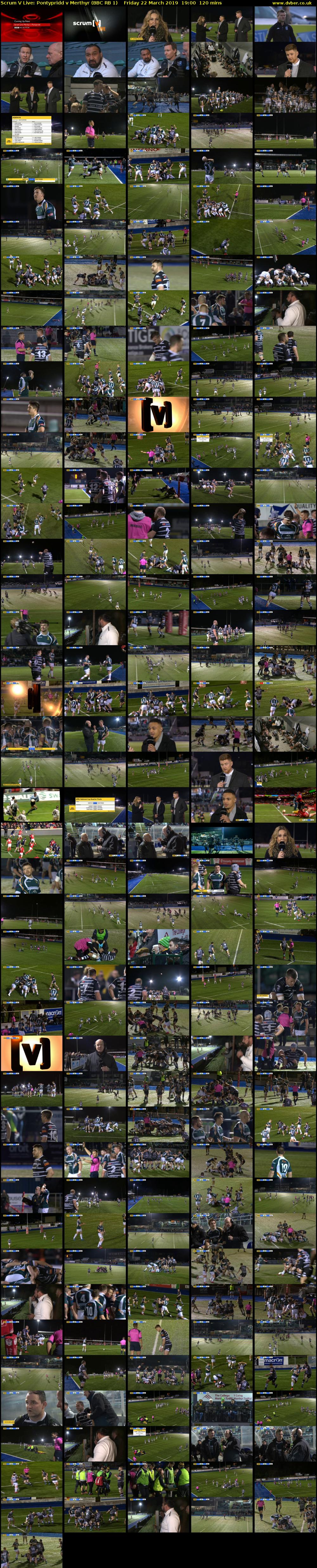 Scrum V Live: Pontypridd v Merthyr (BBC RB 1) Friday 22 March 2019 19:00 - 21:00