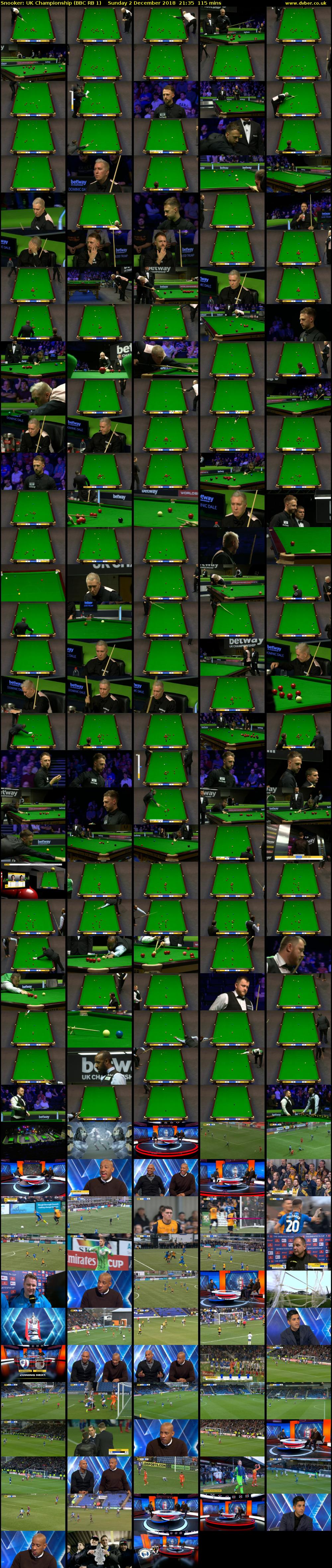 Snooker: UK Championship (BBC RB 1) Sunday 2 December 2018 21:35 - 23:30