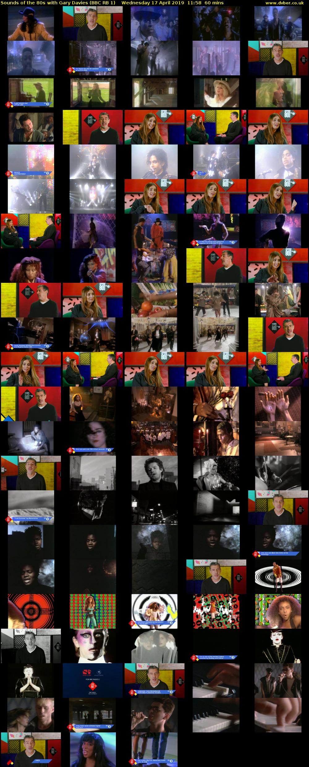 Sounds Of The 80s with Gary Davies (BBC RB 1) Wednesday 17 April 2019 11:58 - 12:58