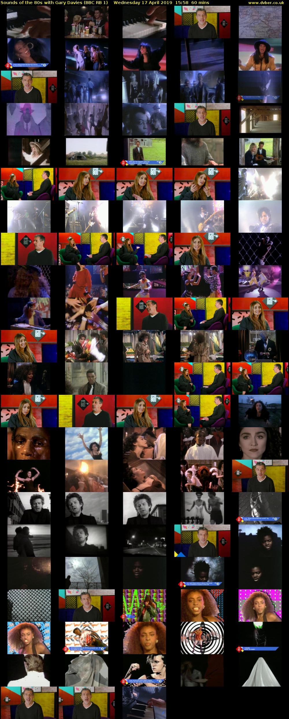 Sounds Of The 80s with Gary Davies (BBC RB 1) Wednesday 17 April 2019 15:58 - 16:58