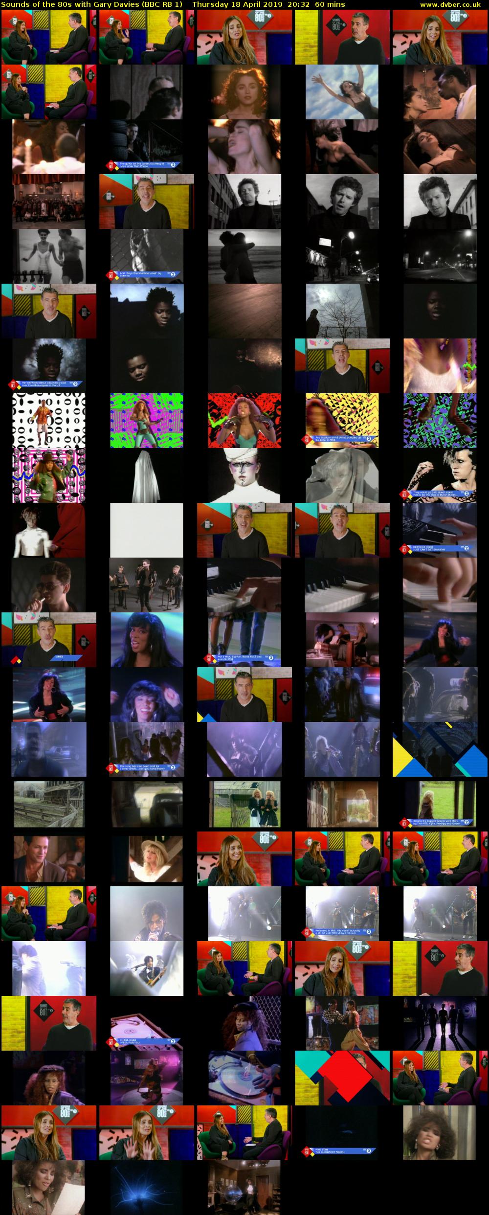 Sounds Of The 80s with Gary Davies (BBC RB 1) Thursday 18 April 2019 20:32 - 21:32