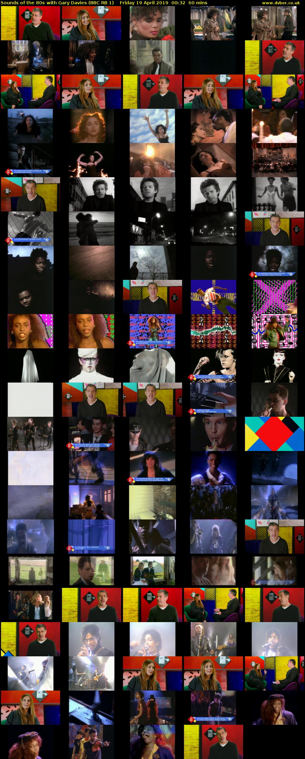 Sounds Of The 80s with Gary Davies (BBC RB 1) Friday 19 April 2019 00:32 - 01:32