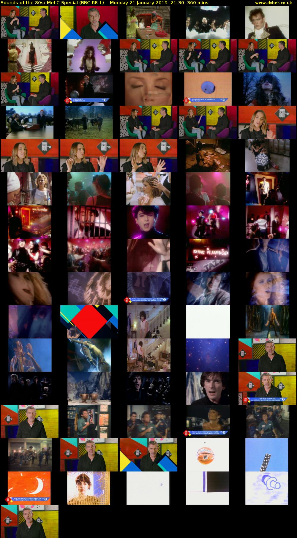 Sounds of the 80s: Mel C Special (BBC RB 1) Monday 21 January 2019 21:30 - 03:30