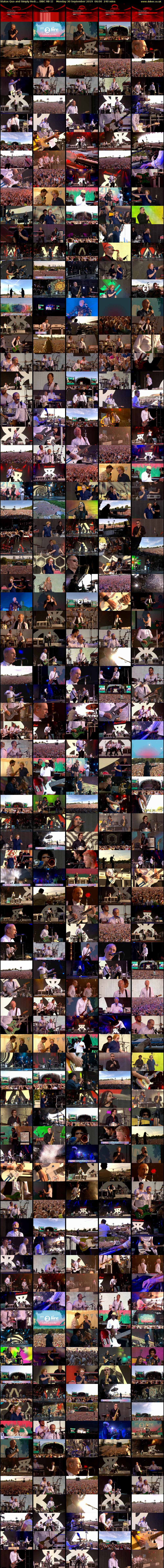 Status Quo and Simply Red:... (BBC RB 1) Monday 30 September 2019 06:00 - 10:00