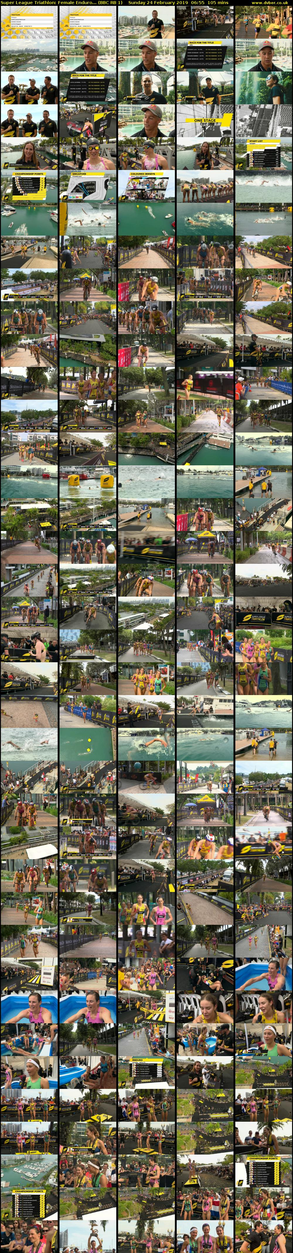 Super League Triathlon: Female Enduro... (BBC RB 1) Sunday 24 February 2019 06:55 - 08:40