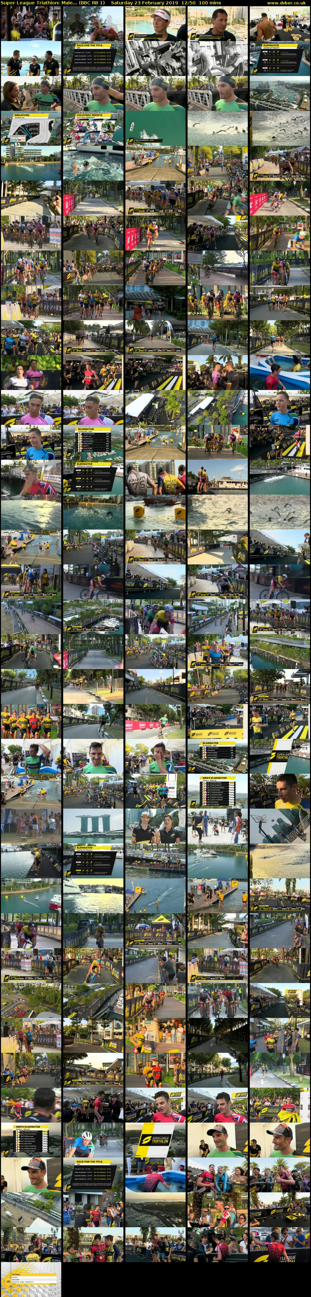 Super League Triathlon: Male... (BBC RB 1) Saturday 23 February 2019 12:50 - 14:30