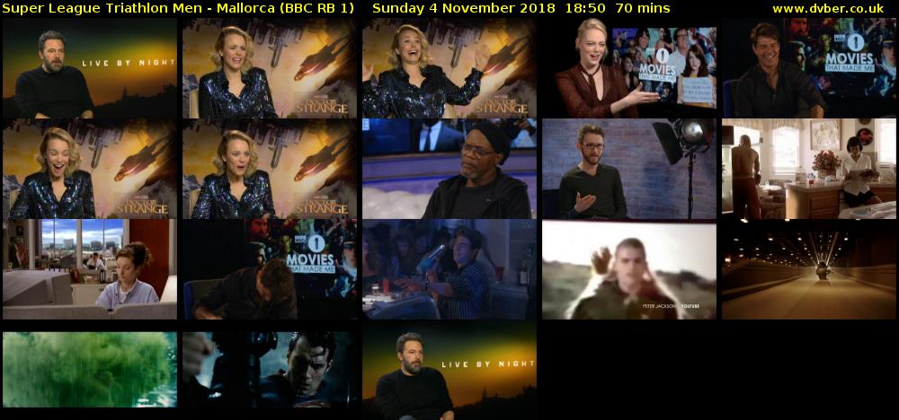 Super League Triathlon Men - Mallorca (BBC RB 1) Sunday 4 November 2018 18:50 - 20:00