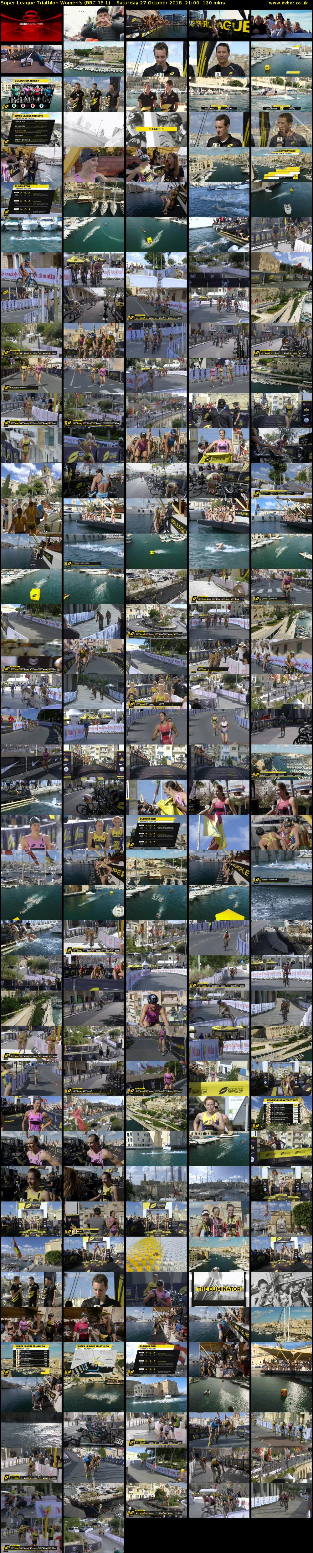 Super League Triathlon Women's (BBC RB 1) Saturday 27 October 2018 21:00 - 23:00