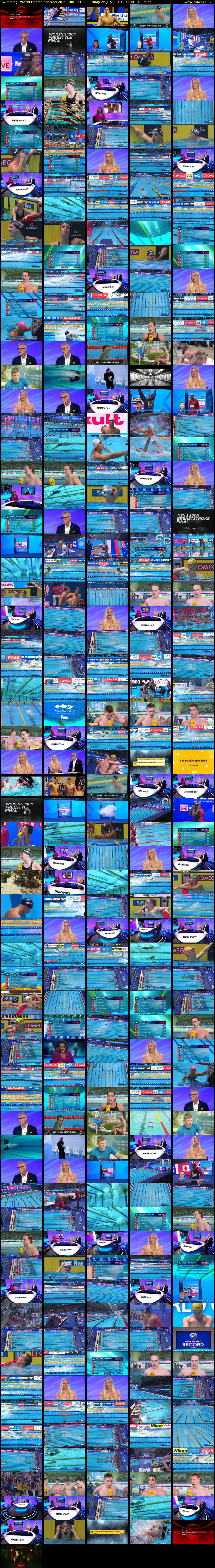 Swimming: World Championships 2019 (BBC RB 1) Friday 26 July 2019 19:00 - 22:00