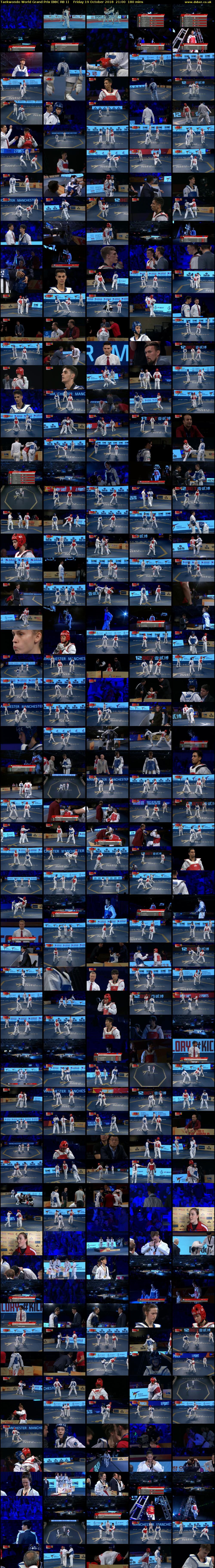 Taekwondo World Grand Prix (BBC RB 1) Friday 19 October 2018 21:00 - 00:00