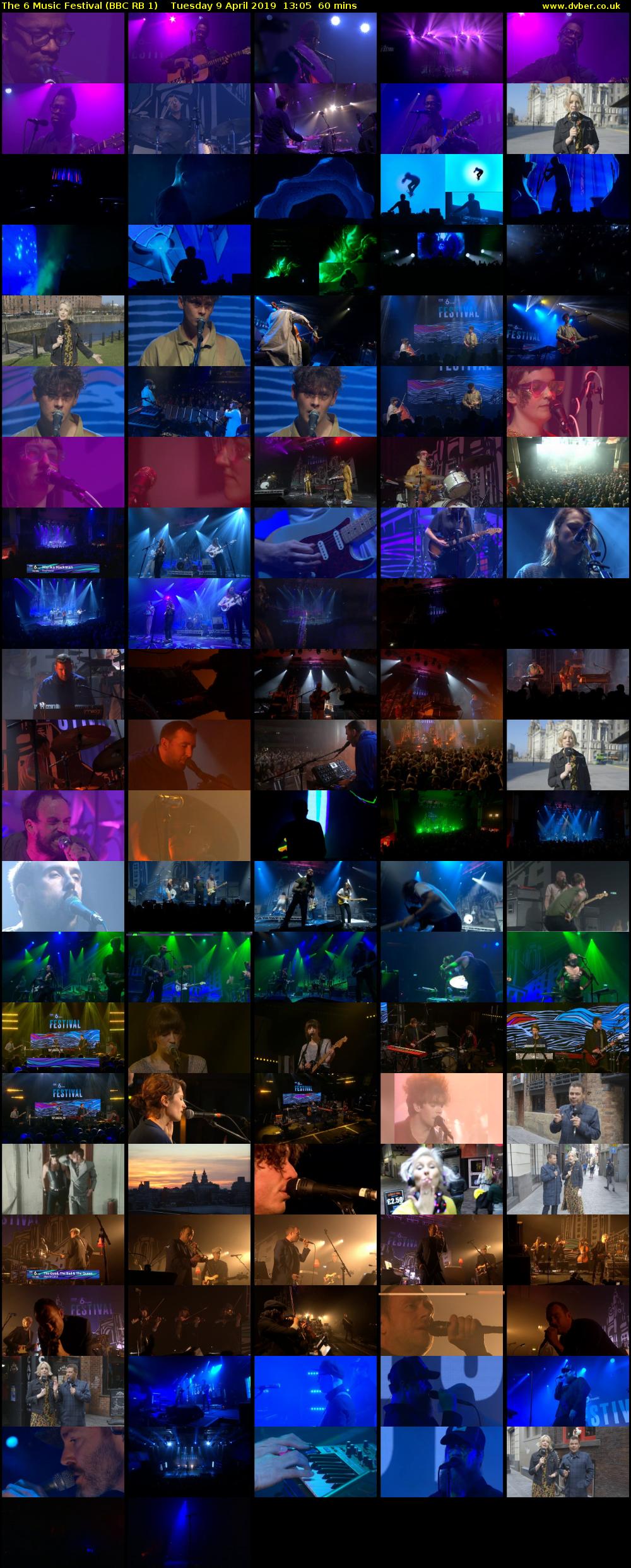 The 6 Music Festival (BBC RB 1) Tuesday 9 April 2019 13:05 - 14:05
