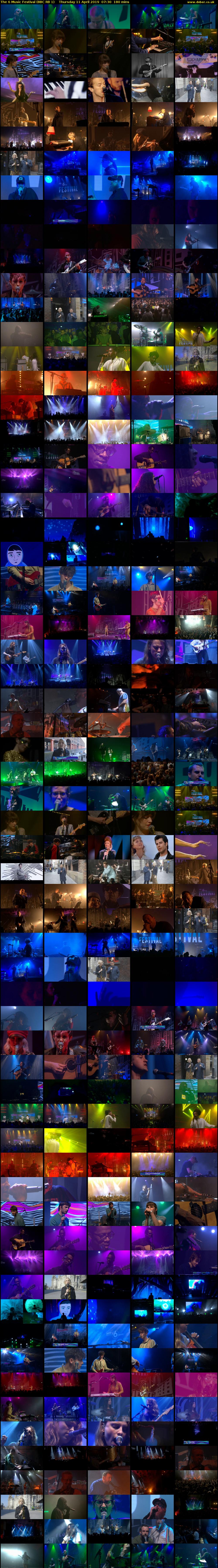 The 6 Music Festival (BBC RB 1) Thursday 11 April 2019 07:30 - 10:30