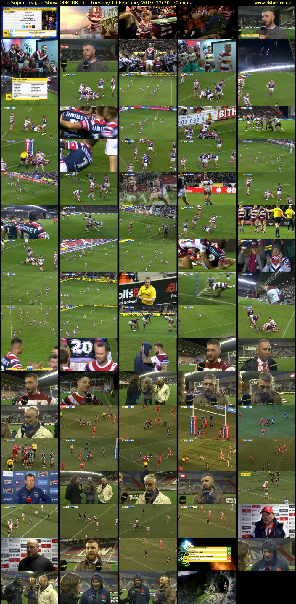 The Super League Show (BBC RB 1) Tuesday 19 February 2019 22:30 - 23:20