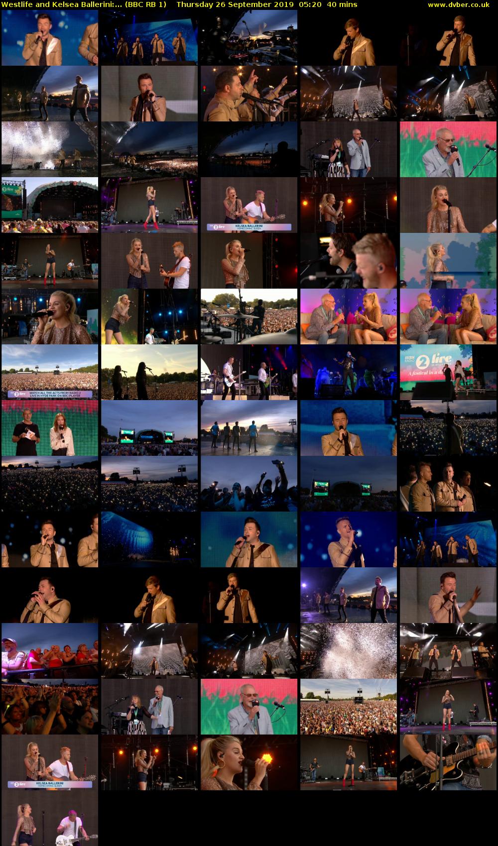 Westlife and Kelsea Ballerini:... (BBC RB 1) Thursday 26 September 2019 05:20 - 06:00