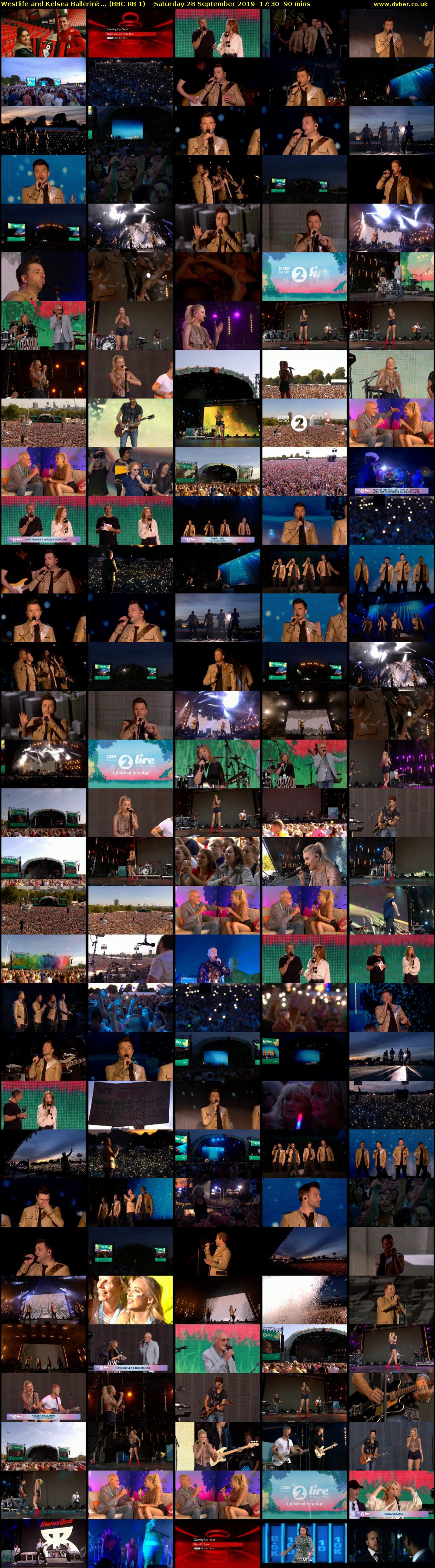 Westlife and Kelsea Ballerini:... (BBC RB 1) Saturday 28 September 2019 17:30 - 19:00