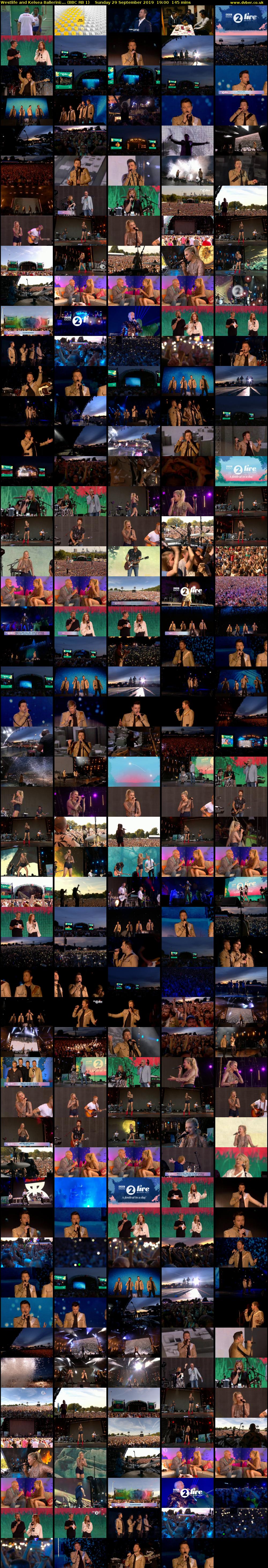 Westlife and Kelsea Ballerini:... (BBC RB 1) Sunday 29 September 2019 19:00 - 21:25