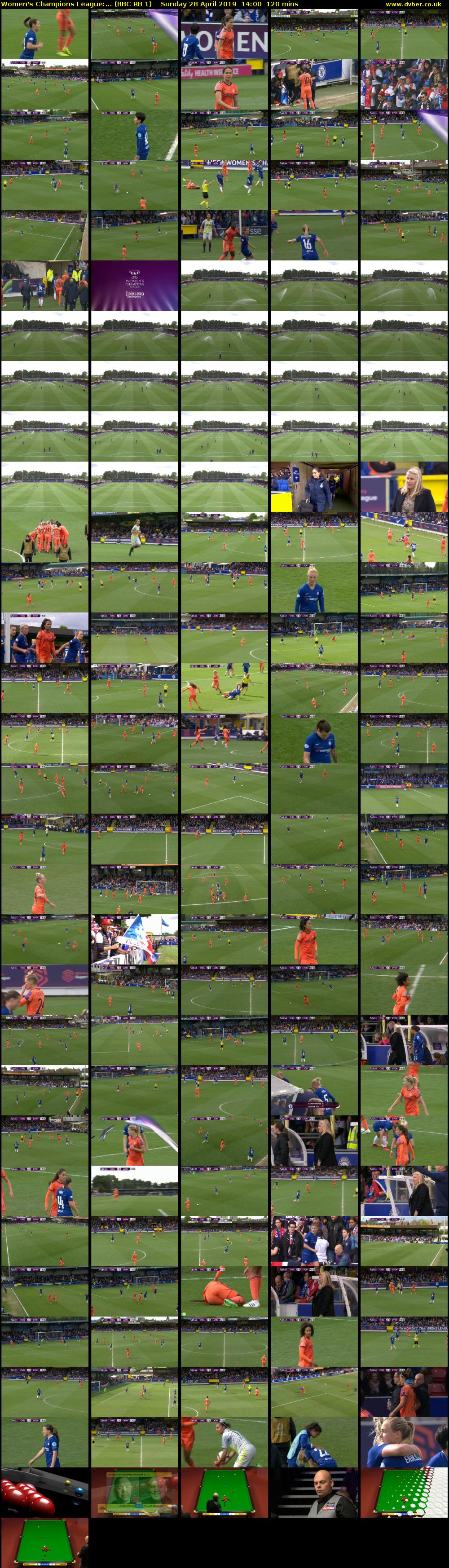 Women's Champions League:... (BBC RB 1) Sunday 28 April 2019 14:00 - 16:00