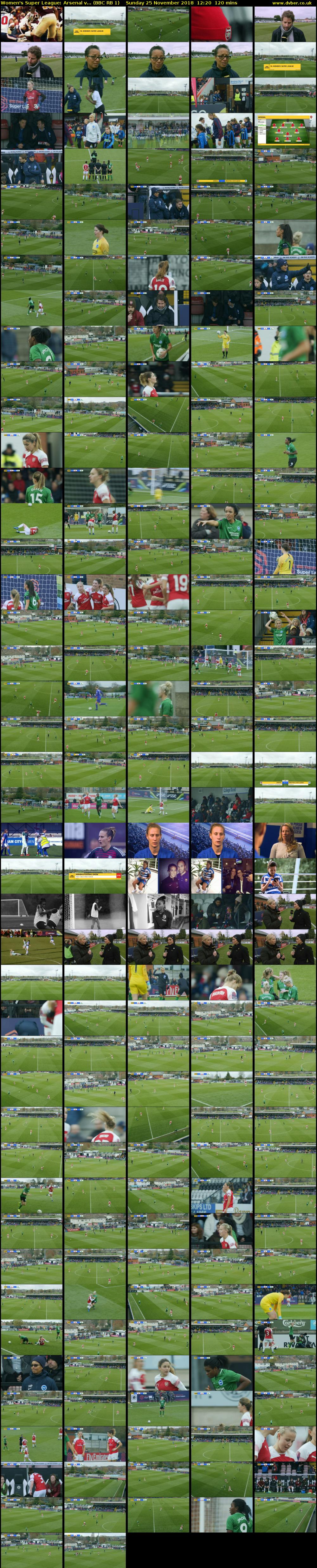 Women's Super League: Arsenal v... (BBC RB 1) Sunday 25 November 2018 12:20 - 14:20