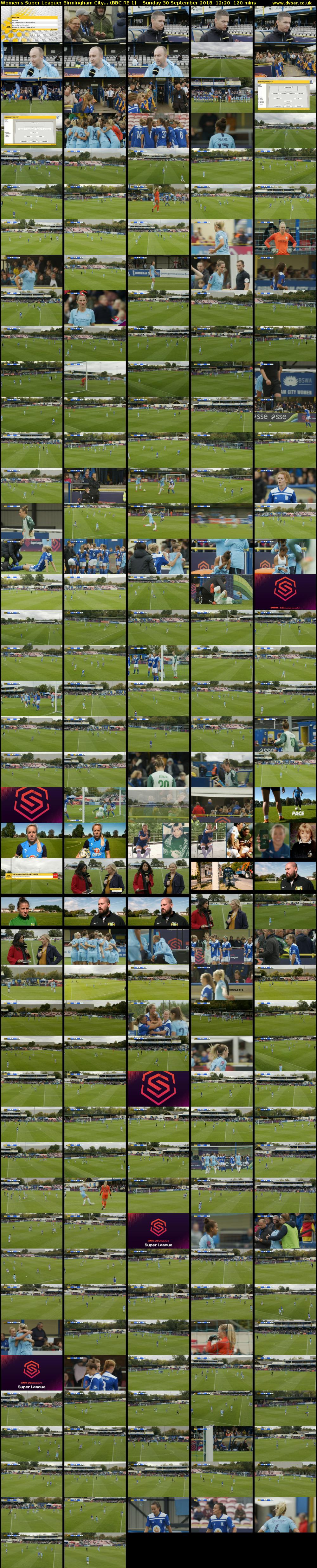 Women's Super League: Birmingham City... (BBC RB 1) Sunday 30 September 2018 12:20 - 14:20