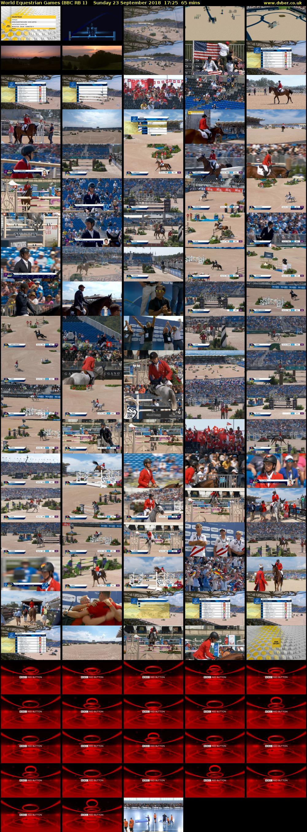 World Equestrian Games (BBC RB 1) Sunday 23 September 2018 17:25 - 18:30