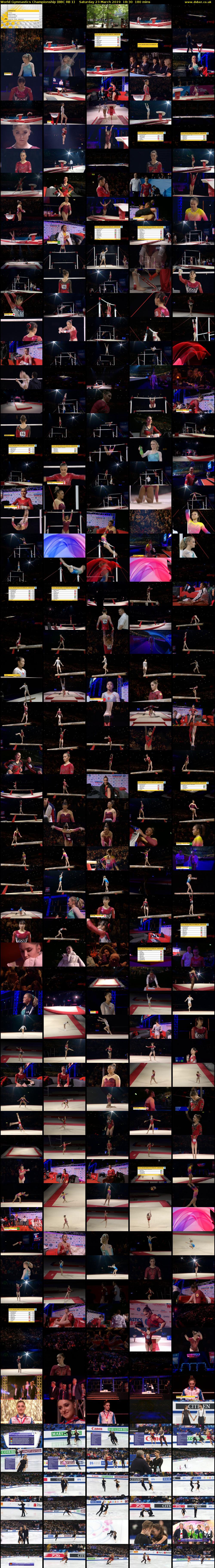 World Gymnastics Championship (BBC RB 1) Saturday 23 March 2019 18:30 - 21:30