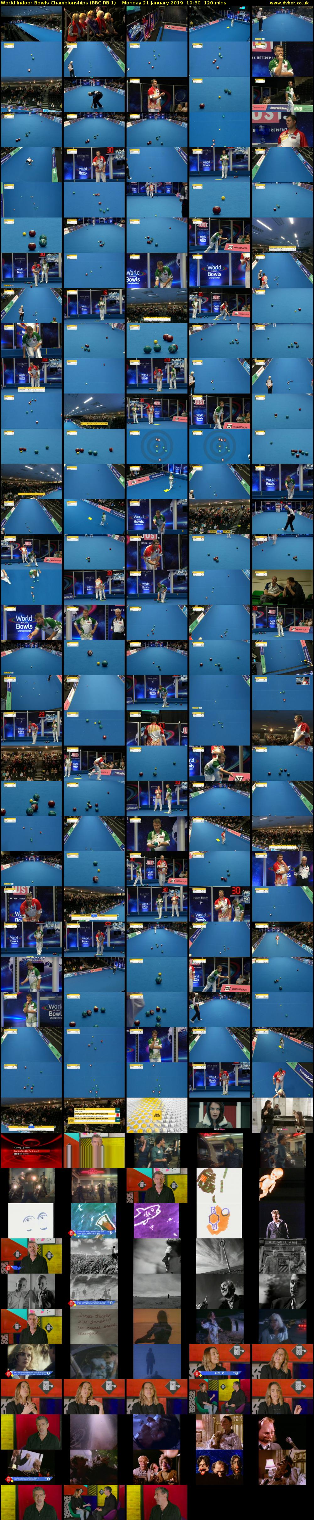 World Indoor Bowls Championships (BBC RB 1) Monday 21 January 2019 19:30 - 21:30