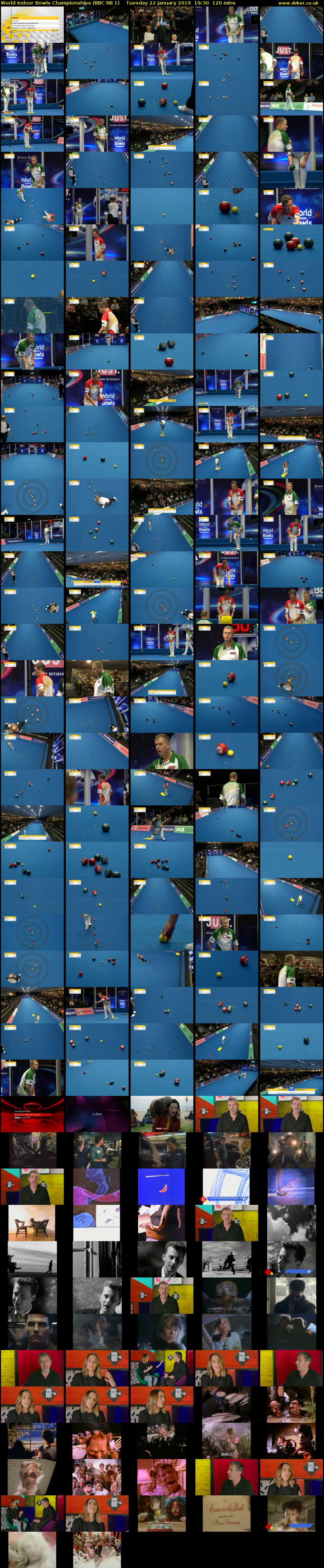 World Indoor Bowls Championships (BBC RB 1) Tuesday 22 January 2019 19:30 - 21:30
