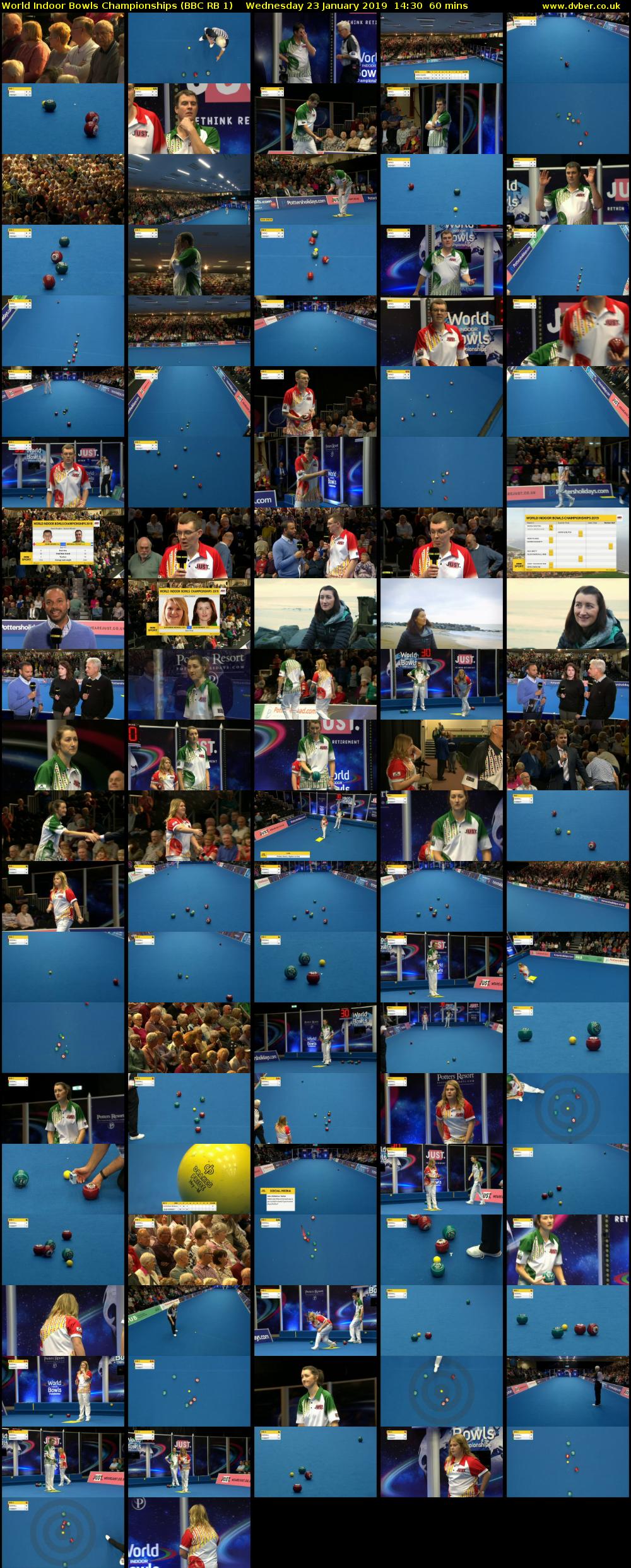 World Indoor Bowls Championships (BBC RB 1) Wednesday 23 January 2019 14:30 - 15:30