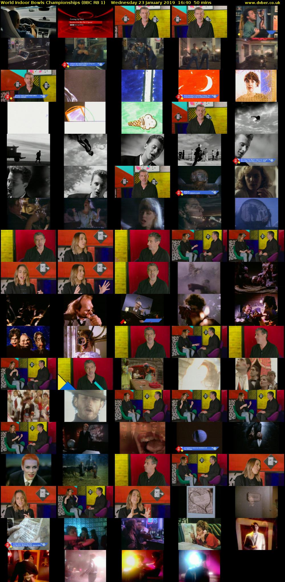 World Indoor Bowls Championships (BBC RB 1) Wednesday 23 January 2019 16:40 - 17:30