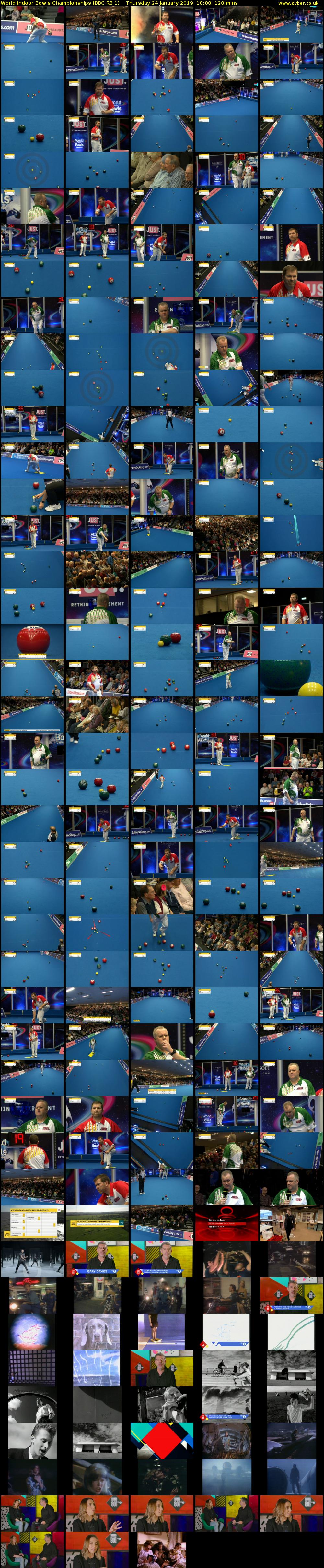 World Indoor Bowls Championships (BBC RB 1) Thursday 24 January 2019 10:00 - 12:00