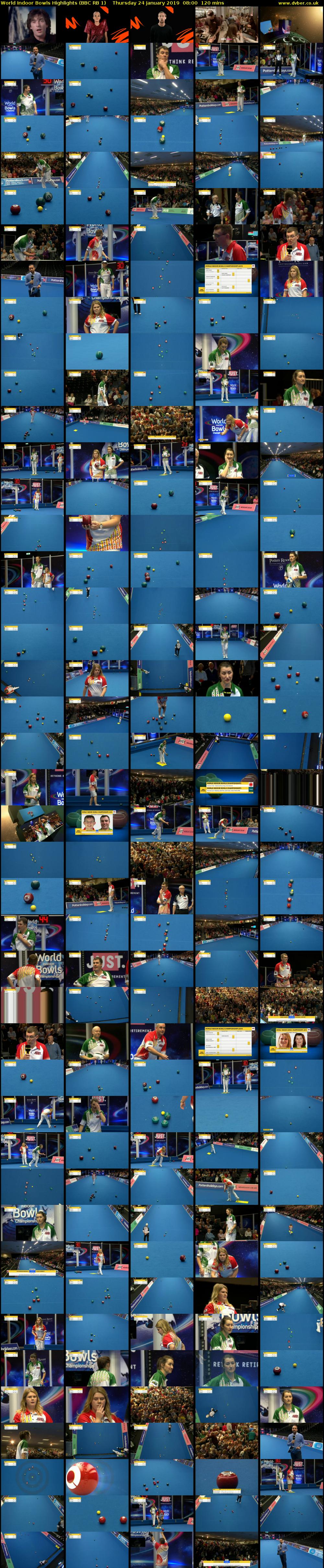World Indoor Bowls Highlights (BBC RB 1) Thursday 24 January 2019 08:00 - 10:00