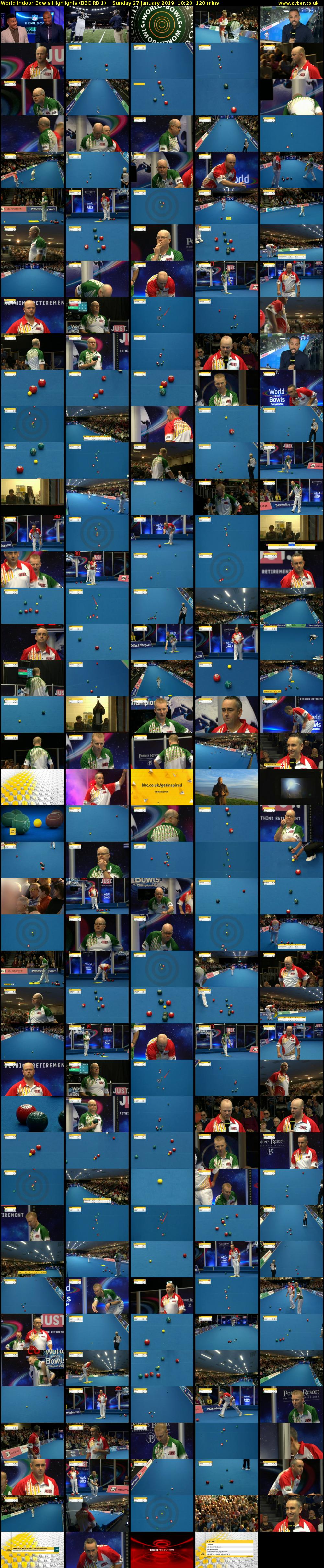 World Indoor Bowls Highlights (BBC RB 1) Sunday 27 January 2019 10:20 - 12:20