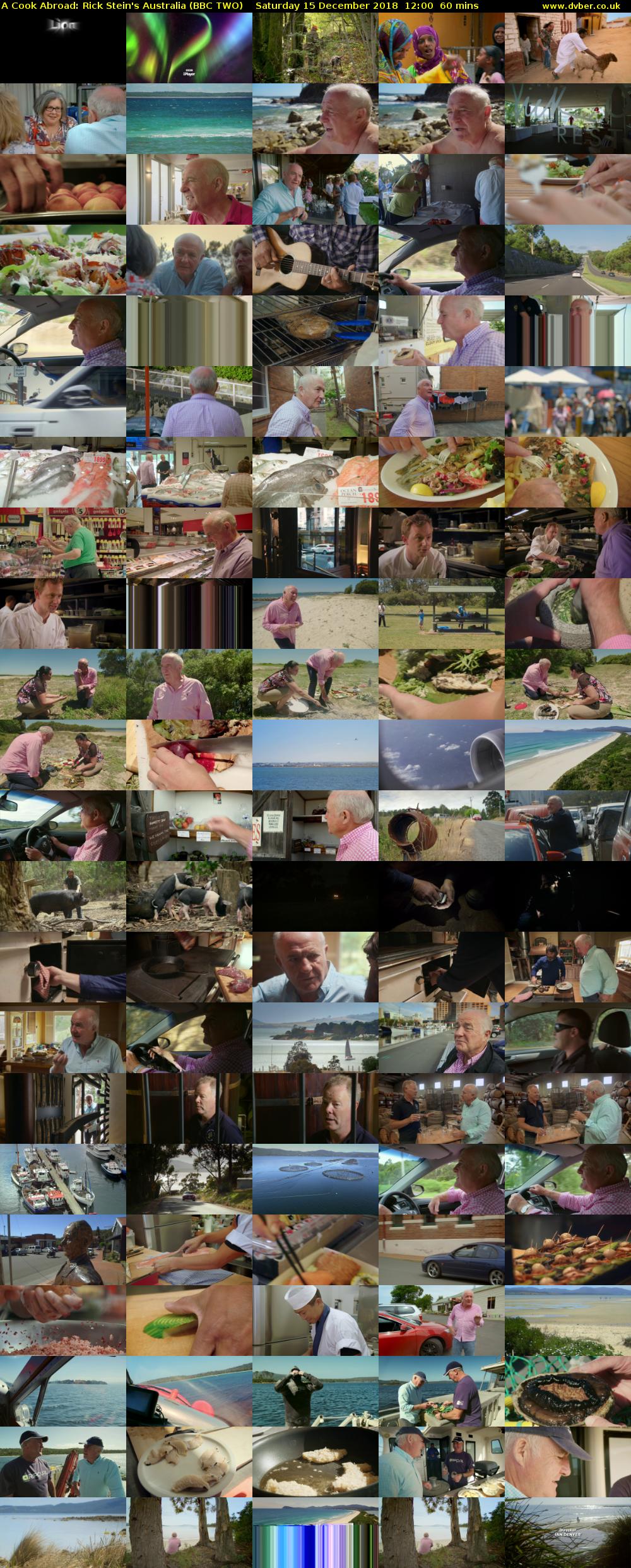 A Cook Abroad: Rick Stein's Australia (BBC TWO) Saturday 15 December 2018 12:00 - 13:00