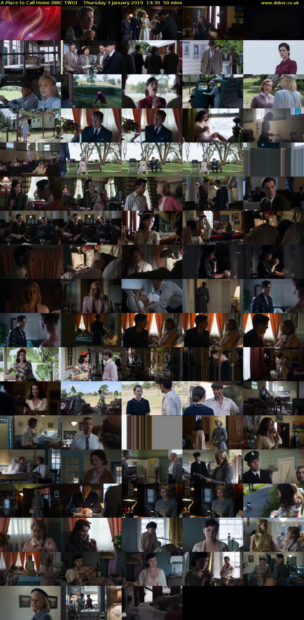 A Place to Call Home (BBC TWO) Thursday 3 January 2019 14:30 - 15:20