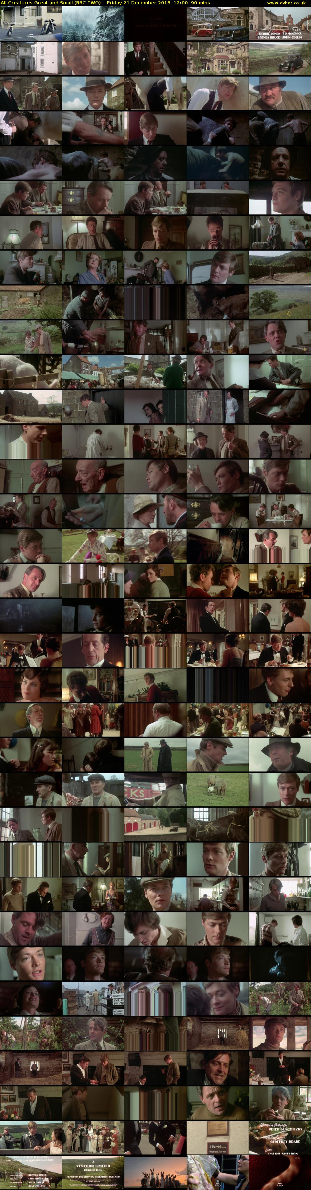 All Creatures Great and Small (BBC TWO) Friday 21 December 2018 12:00 - 13:30