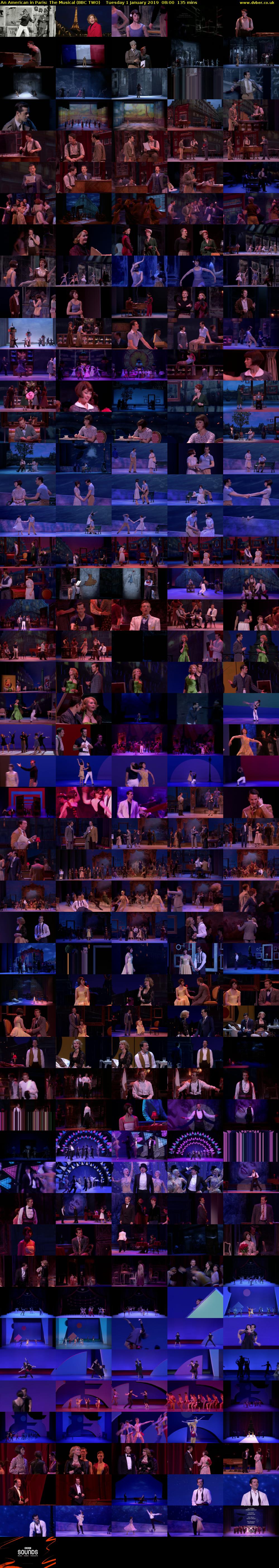 An American in Paris: The Musical (BBC TWO) Tuesday 1 January 2019 08:00 - 10:15