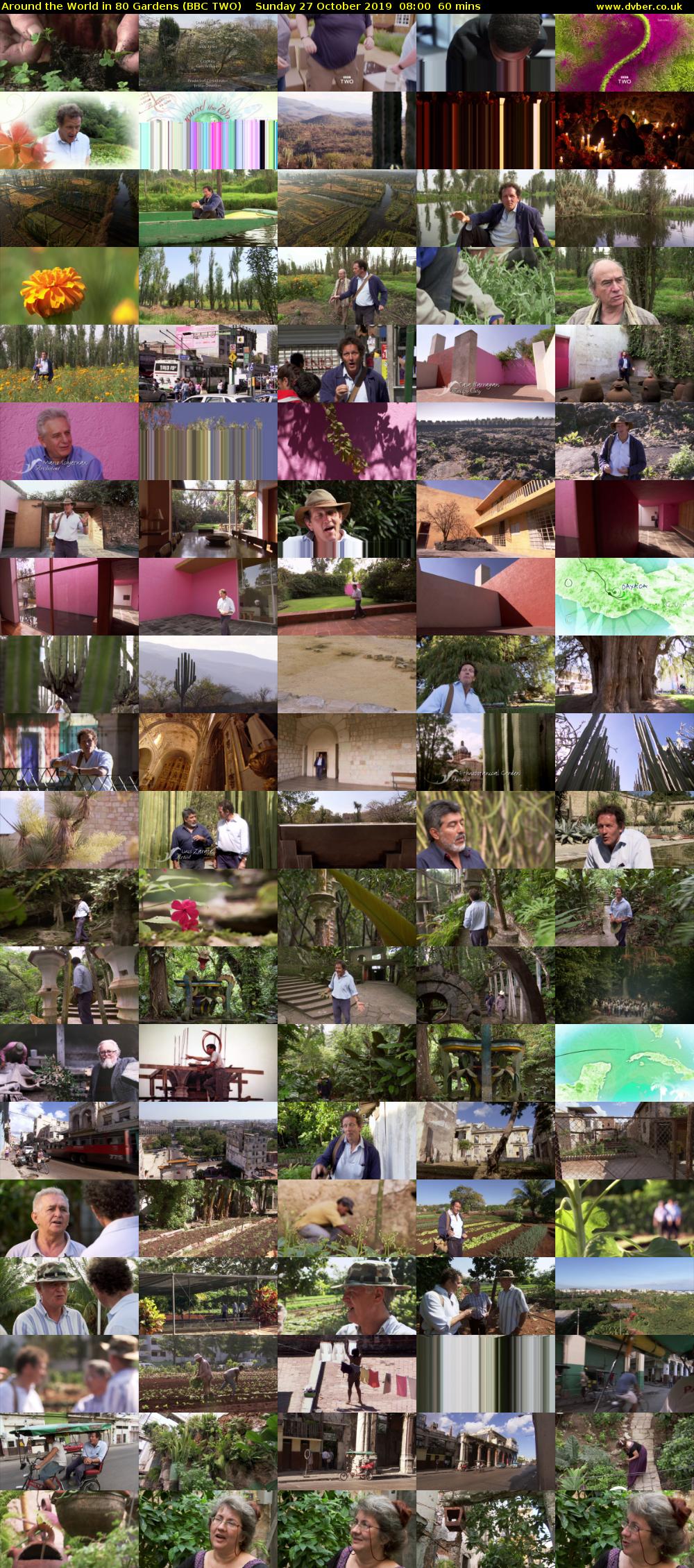 Around the World in 80 Gardens (BBC TWO) Sunday 27 October 2019 08:00 - 09:00