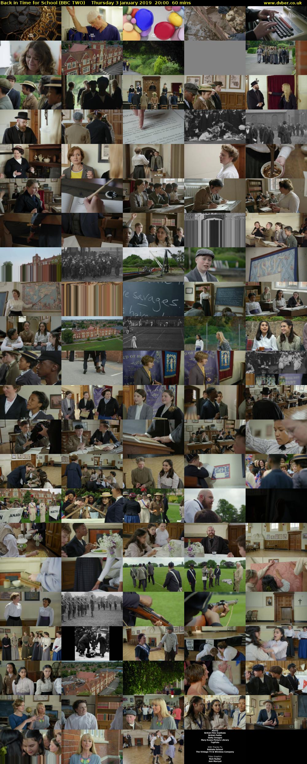 Back in Time for School (BBC TWO) Thursday 3 January 2019 20:00 - 21:00