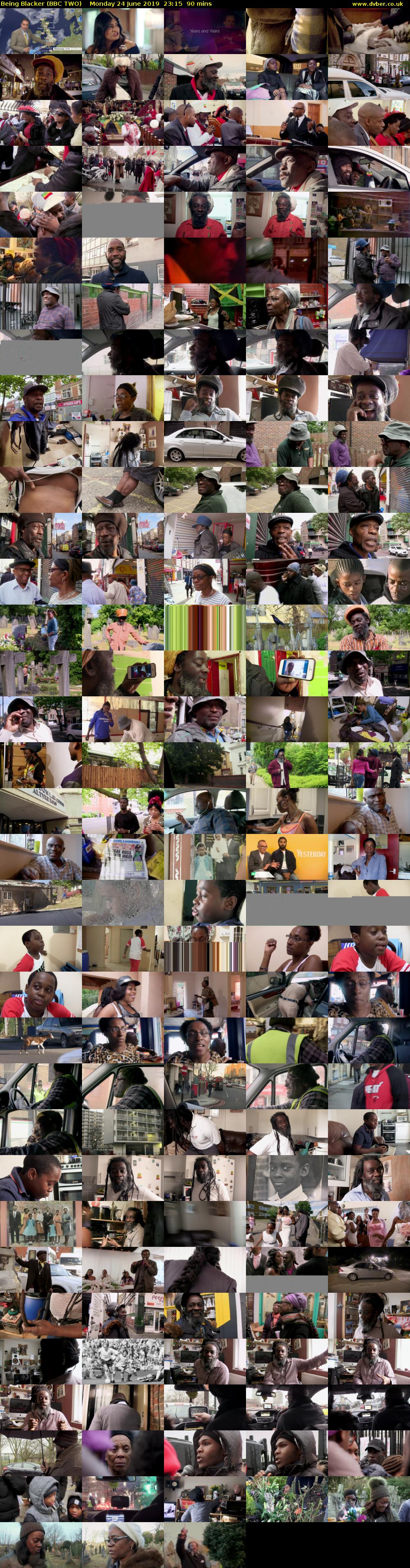 Being Blacker (BBC TWO) Monday 24 June 2019 23:15 - 00:45