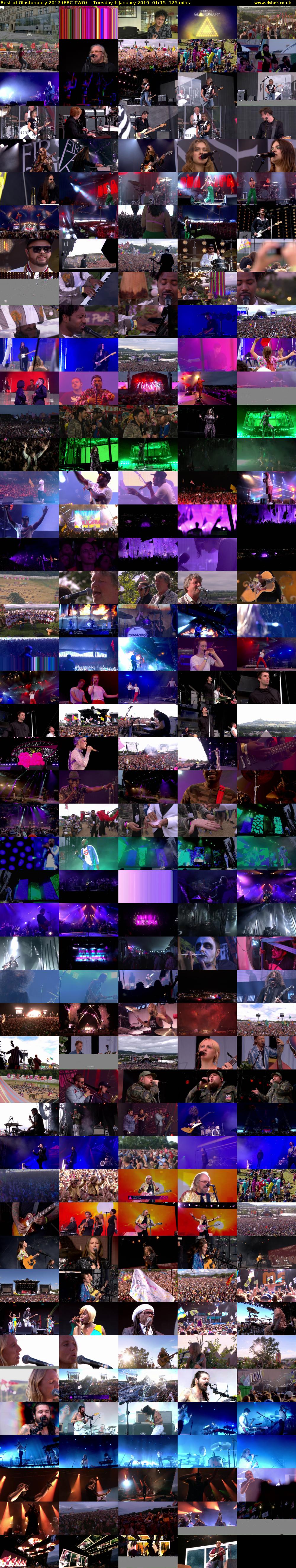 Best of Glastonbury 2017 (BBC TWO) Tuesday 1 January 2019 01:15 - 03:20