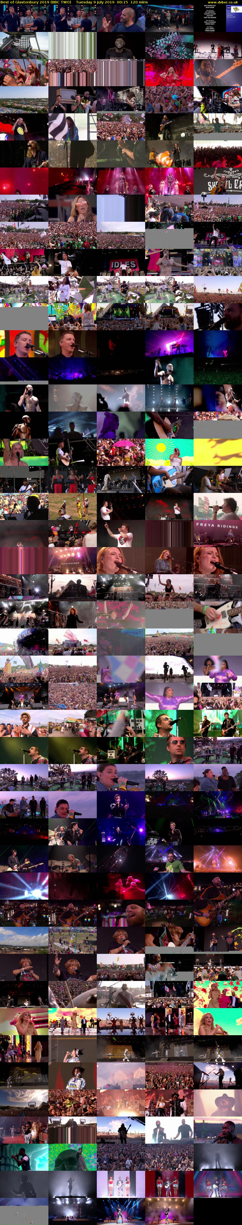 Best of Glastonbury 2019 (BBC TWO) Tuesday 9 July 2019 00:15 - 02:15