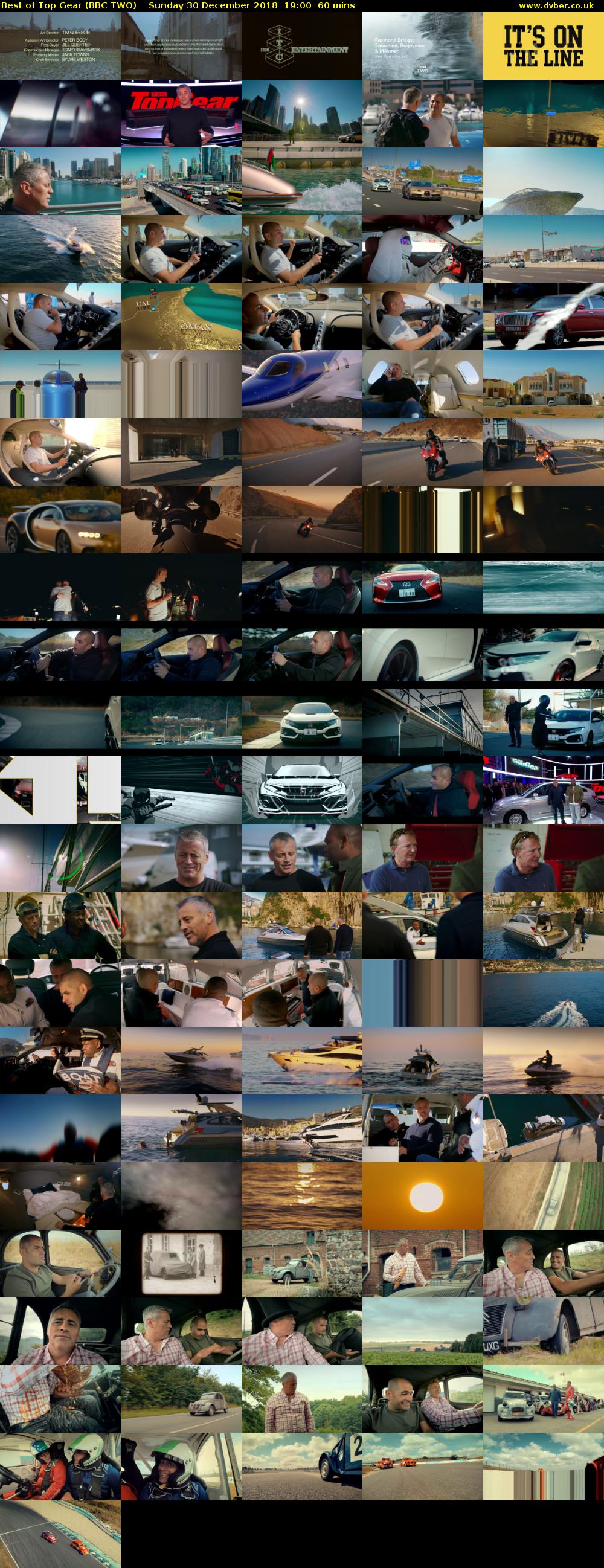 Best of Top Gear (BBC TWO) Sunday 30 December 2018 19:00 - 20:00