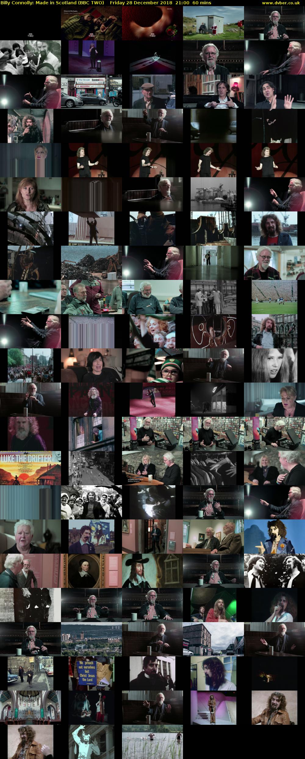 Billy Connolly: Made in Scotland (BBC TWO) Friday 28 December 2018 21:00 - 22:00