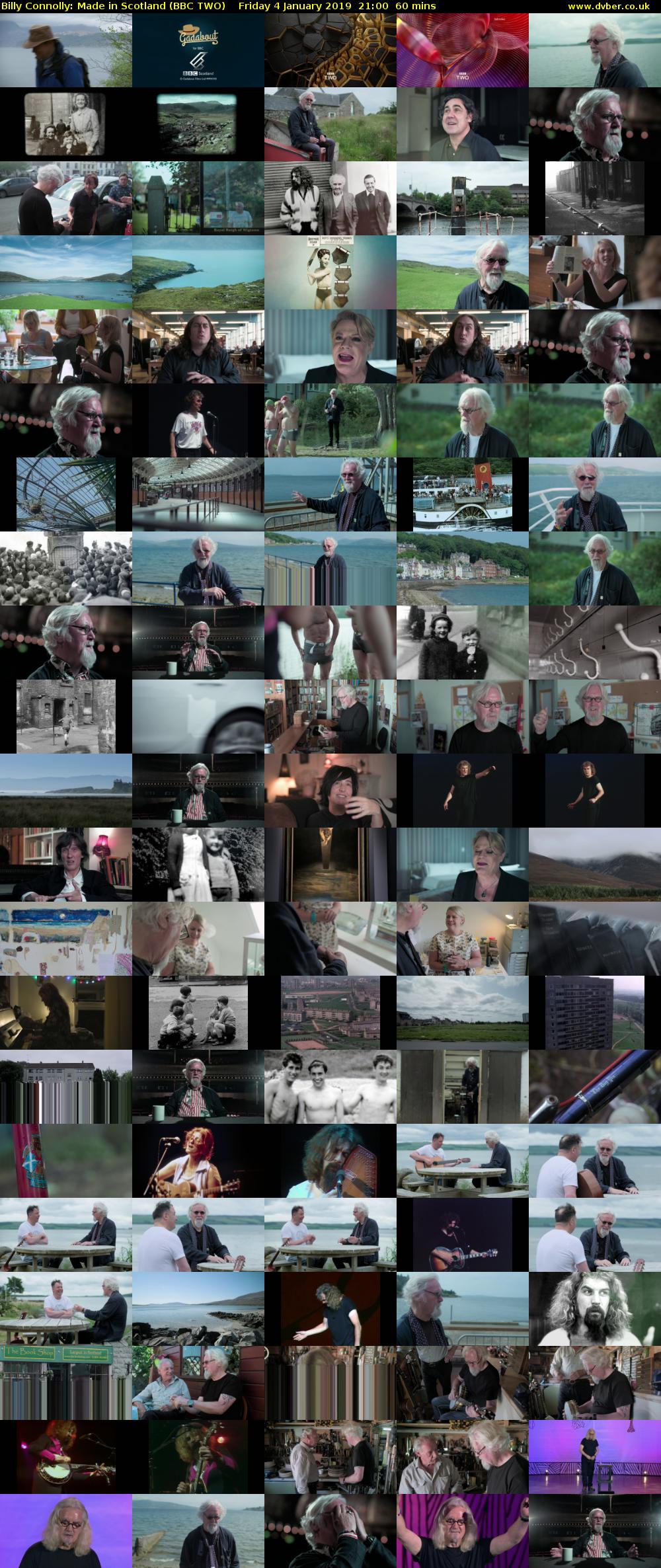 Billy Connolly: Made in Scotland (BBC TWO) Friday 4 January 2019 21:00 - 22:00