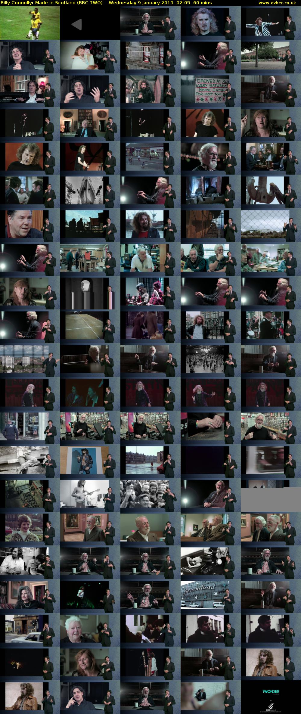 Billy Connolly: Made in Scotland (BBC TWO) Wednesday 9 January 2019 02:05 - 03:05