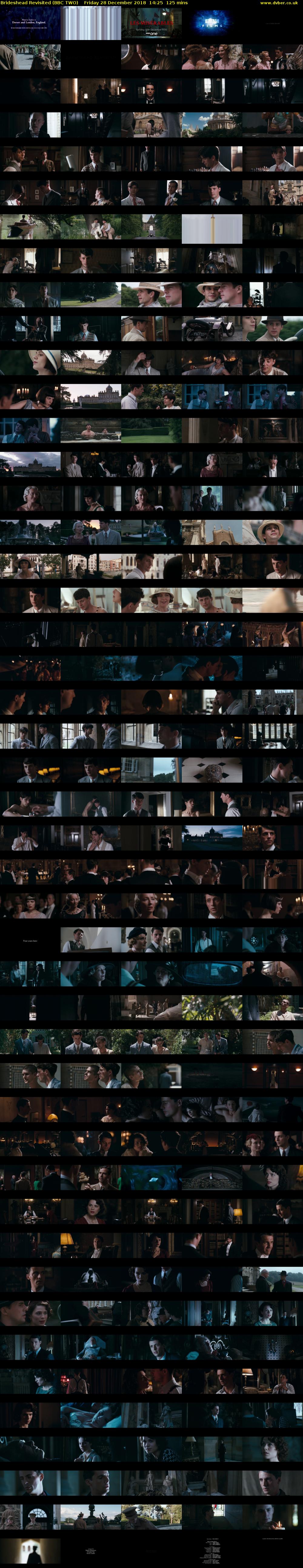 Brideshead Revisited (BBC TWO) Friday 28 December 2018 14:25 - 16:30