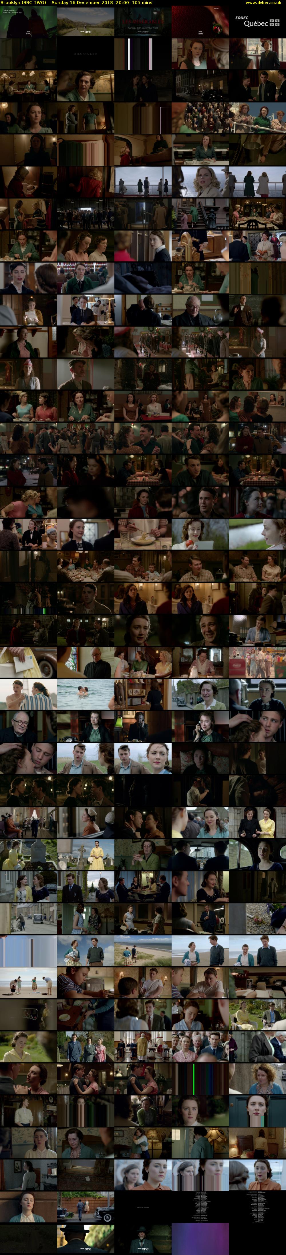 Brooklyn (BBC TWO) Sunday 16 December 2018 20:00 - 21:45