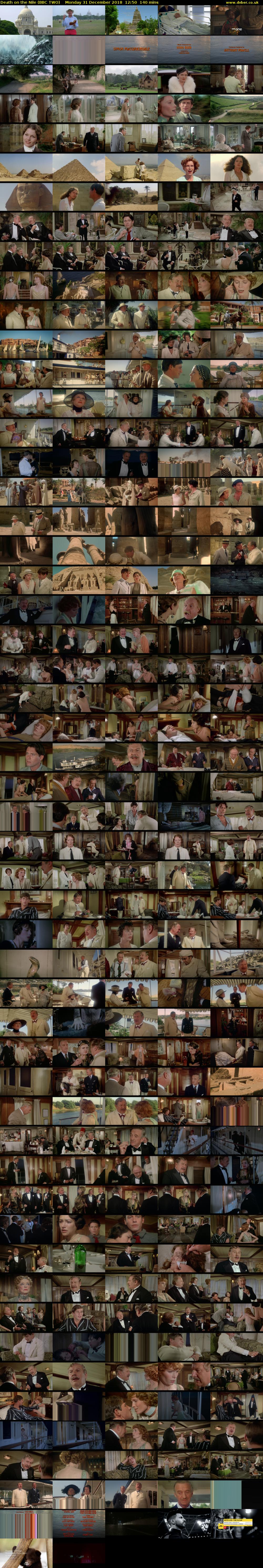 Death on the Nile (BBC TWO) Monday 31 December 2018 12:50 - 15:10